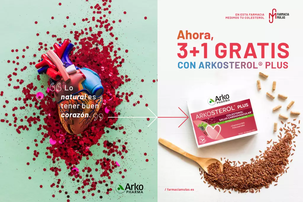 cómo bajar el colesterol de manera natural / Promoción ARKOSTEROL PLUS en Salamanca